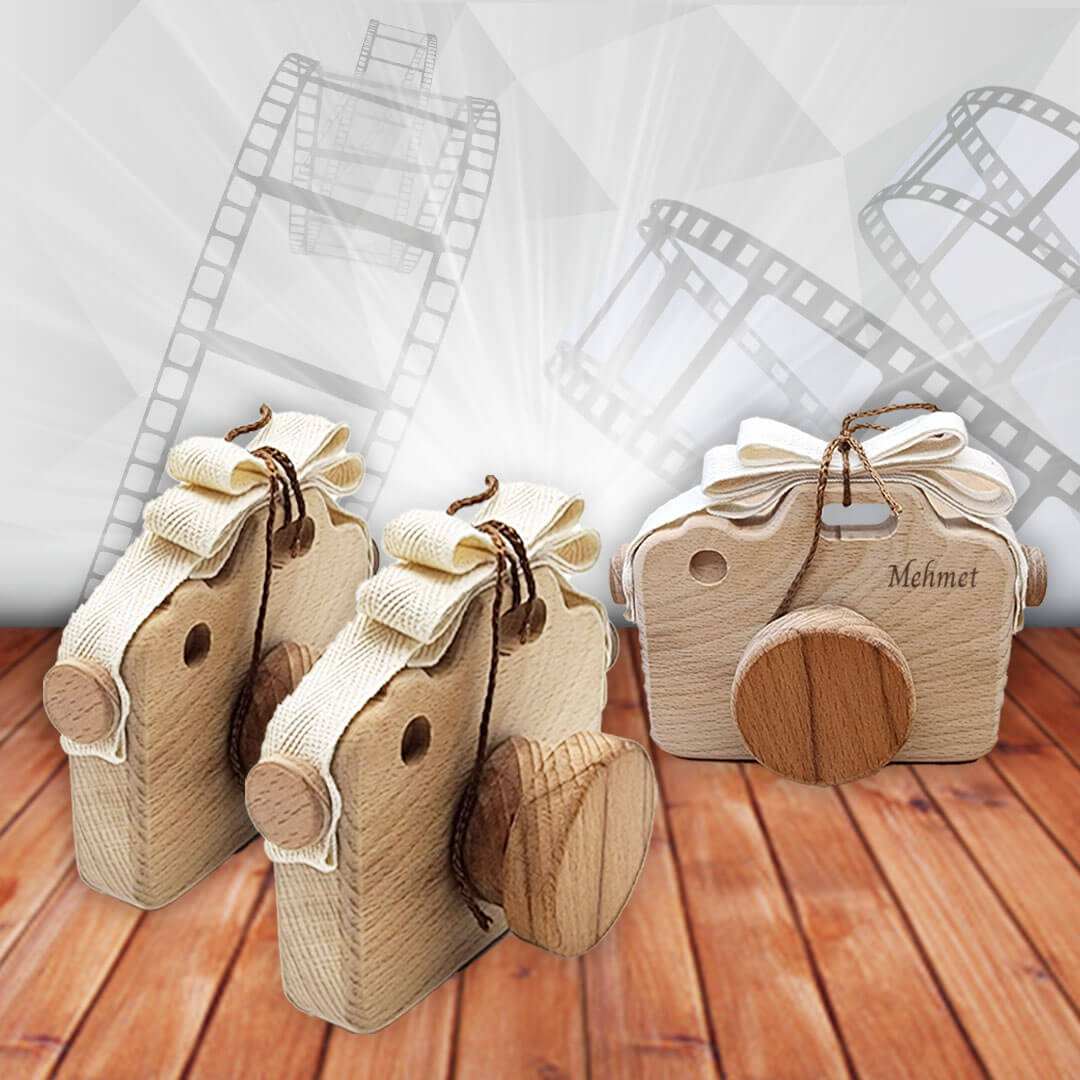 Kişiye Özel Ahşap Fotoğraf Makinesi